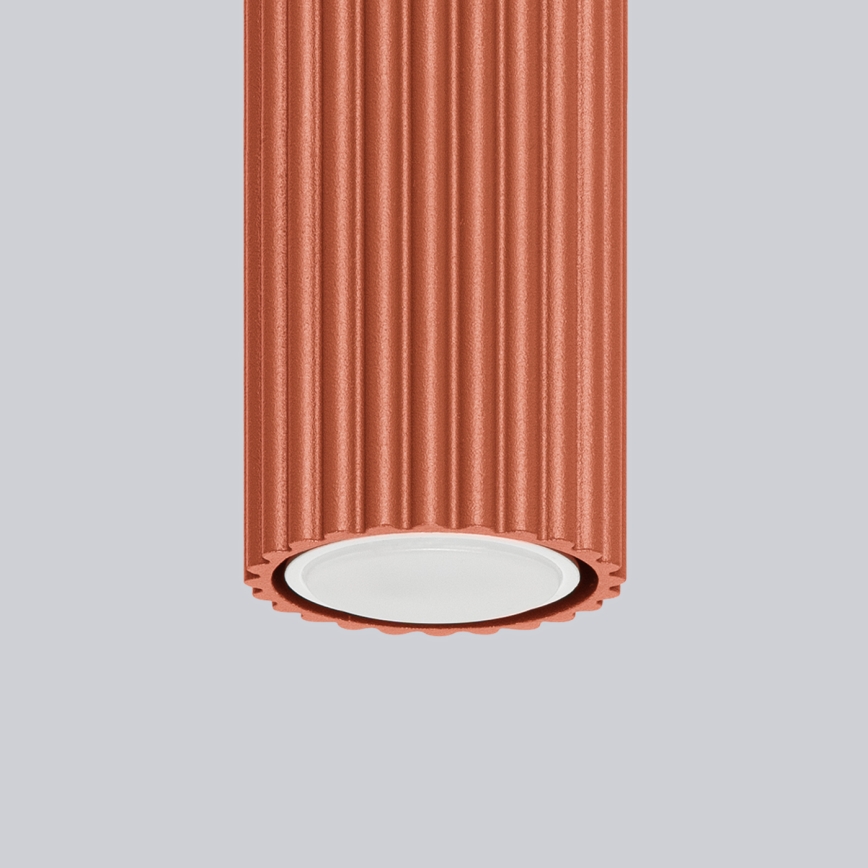 Bodové svítidlo KARBON 1xGU10/10W/230V 60 cm červená