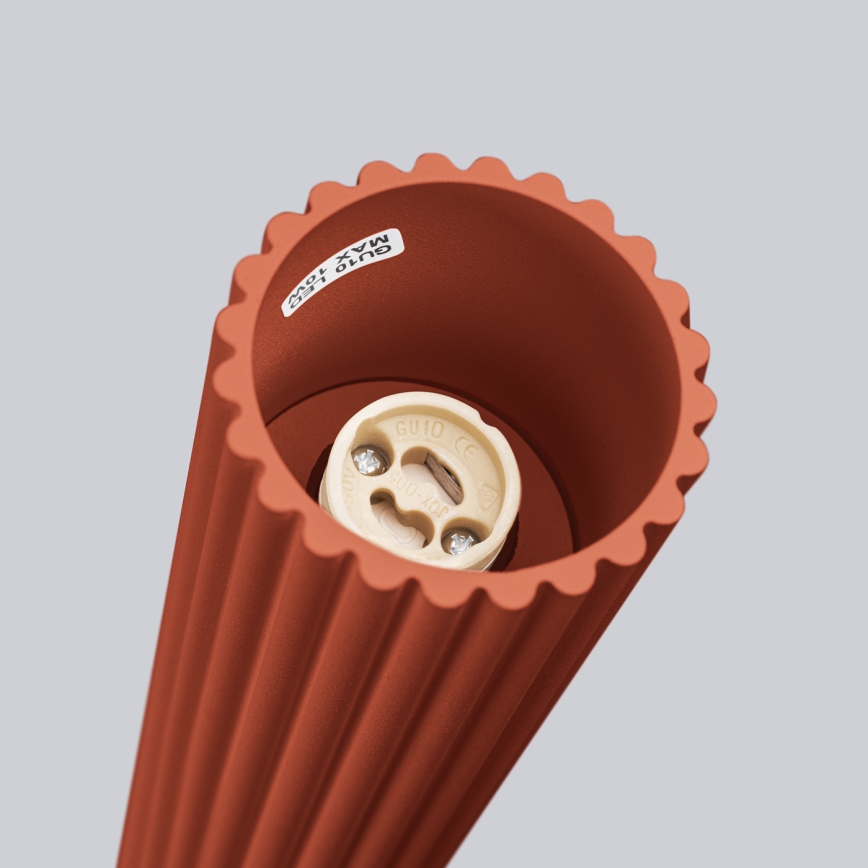 Bodové svítidlo KARBON 1xGU10/10W/230V 60 cm červená