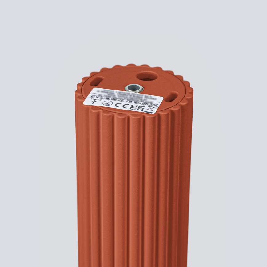 Bodové svítidlo KARBON 1xGU10/10W/230V 60 cm červená