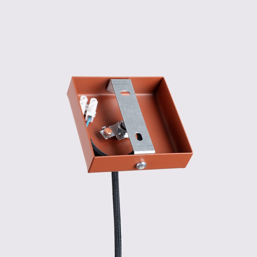 Lustr na lanku KARBON 1xGU10/10W/230V červená