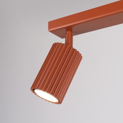Bodové svítidlo KARBON 2xGU10/10W/230V červená