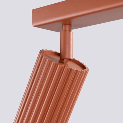 Bodové svítidlo KARBON 2xGU10/10W/230V červená