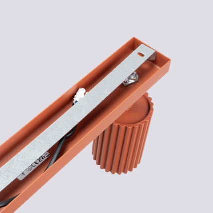 Bodové svítidlo KARBON 3xGU10/10W/230V červená