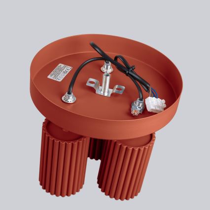 Bodové svítidlo KARBON 3xGU10/10W/230V červená