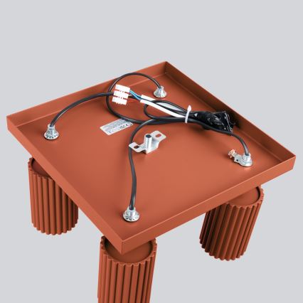 Bodové svítidlo KARBON 4xGU10/10W/230V oranžová