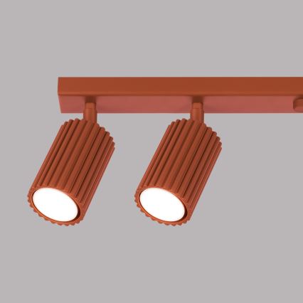 Bodové svítidlo KARBON 6xGU10/10W/230V oranžová
