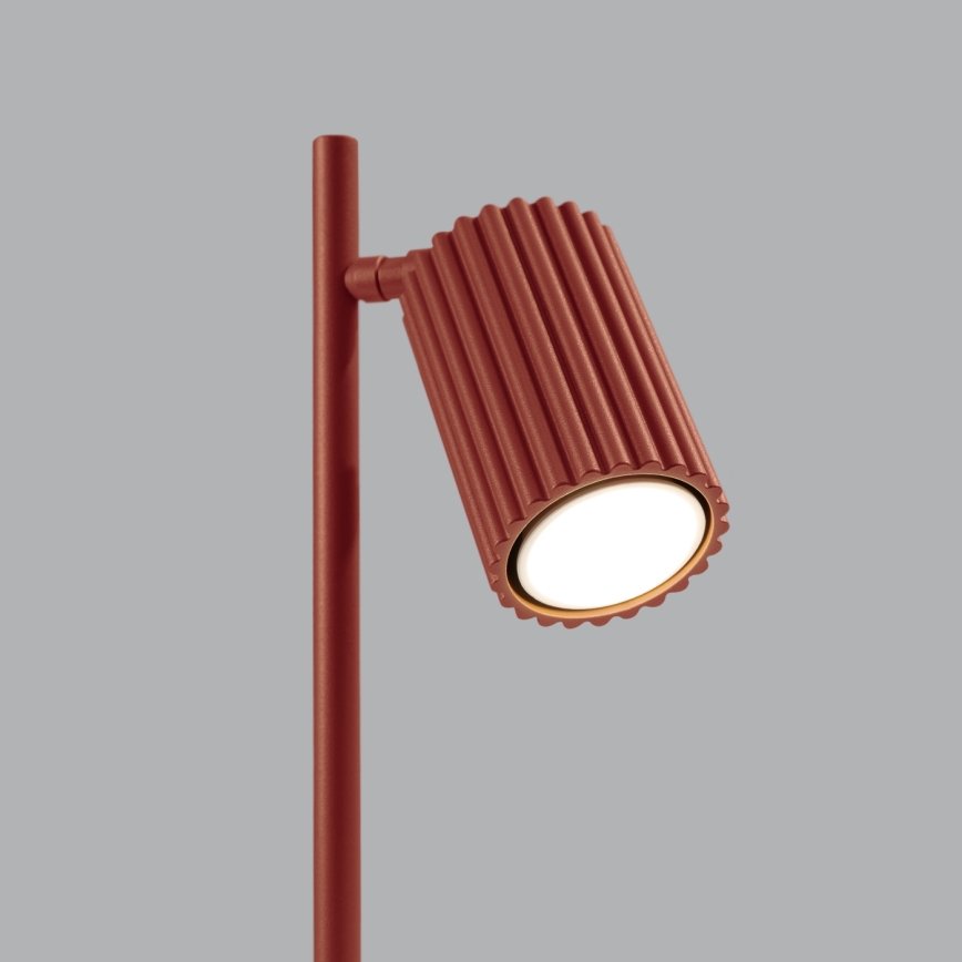 Stolní lampa KARBON 1xGU10/10W/230V červená