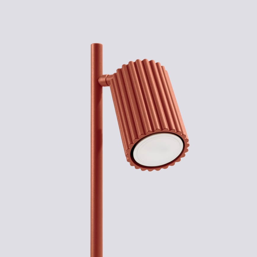 Stolní lampa KARBON 1xGU10/10W/230V červená