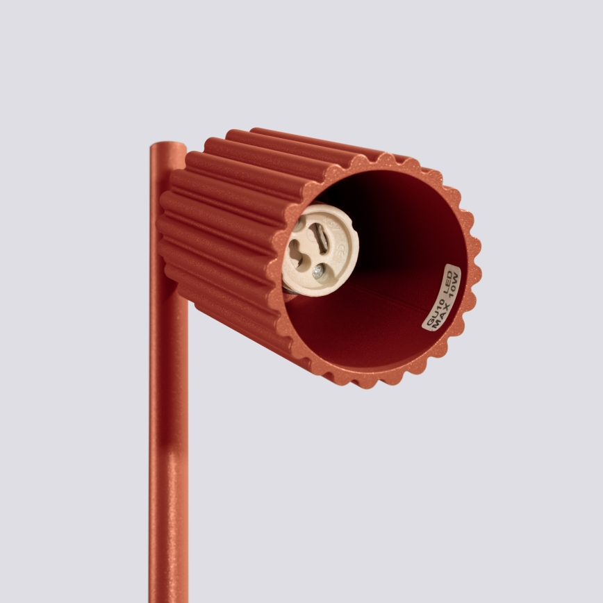 Stolní lampa KARBON 1xGU10/10W/230V červená