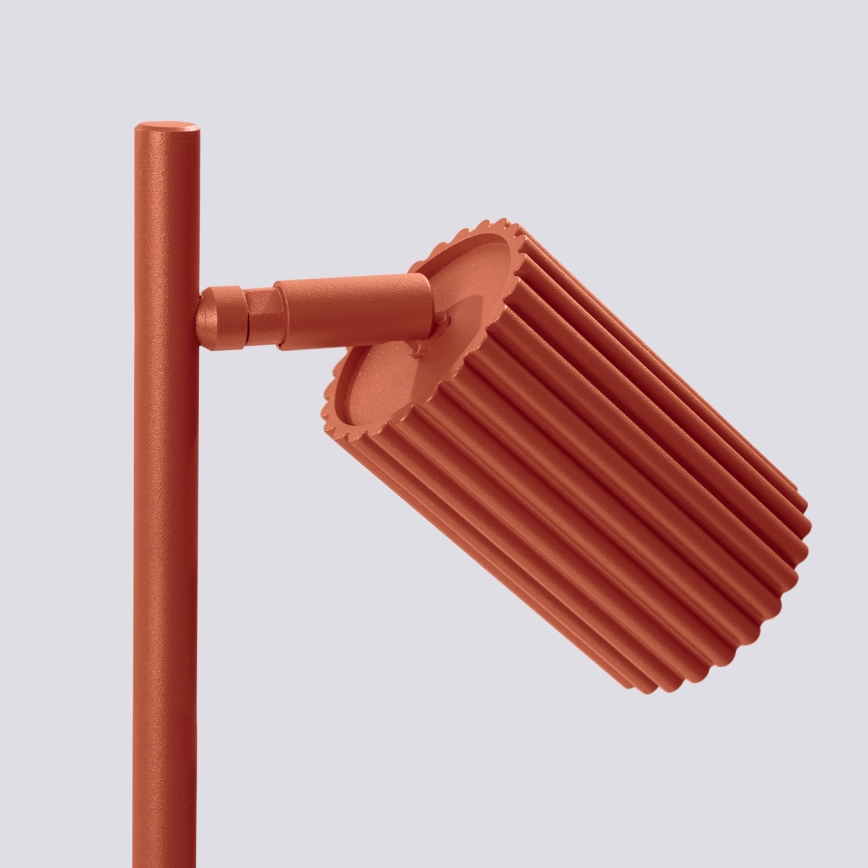 Stolní lampa KARBON 1xGU10/10W/230V červená