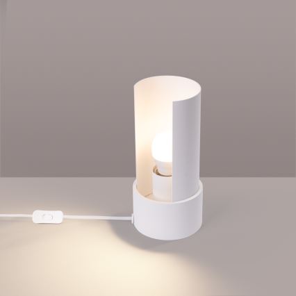 Stolní lampa FLASH 1xE27/15W/230V bílá