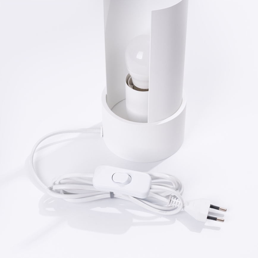 Stolní lampa FLASH 1xE27/15W/230V bílá