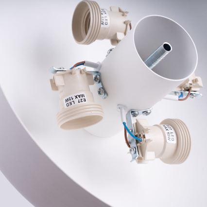 Stropní svítidlo OMIQ 4xE27/15W/230V pr. 30 cm bílá