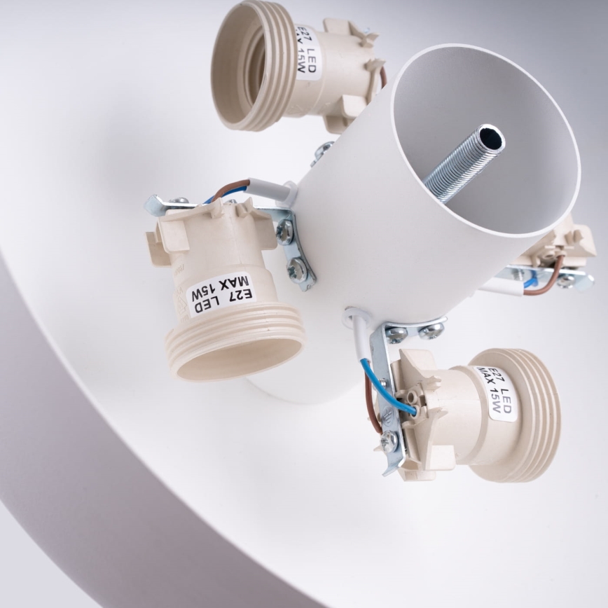 Stropní svítidlo OMIQ 4xE27/15W/230V pr. 30 cm bílá