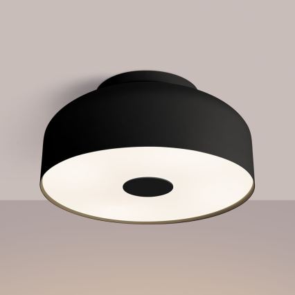 Stropní svítidlo OMIQ 4xE27/15W/230V pr. 30 cm černá