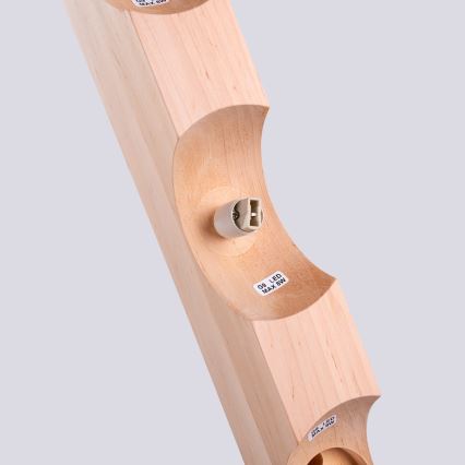 Stropní svítidlo BULBO 4xG9/8W/230V buk/bílá