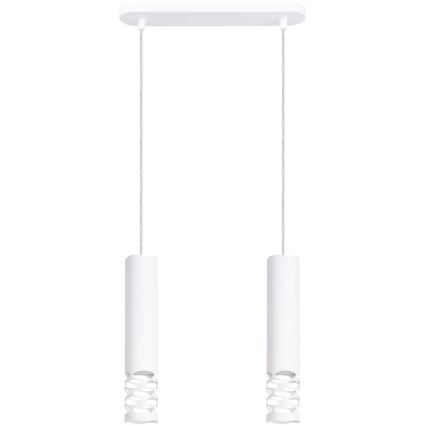 Lustr na lanku LIRO 2xGU10/10W/230V bílá
