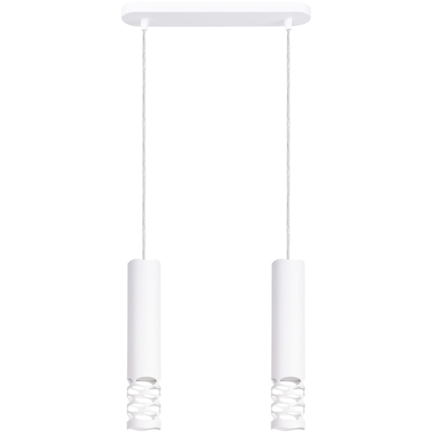 Lustr na lanku LIRO 2xGU10/10W/230V bílá