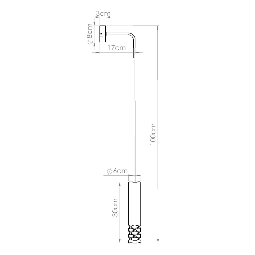 Nástěnná lampa LIRO 1xGU10/10W/230V bílá