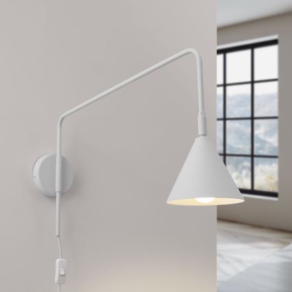 Nástěnná lampa NOX 1xE14/10W/230V bílá
