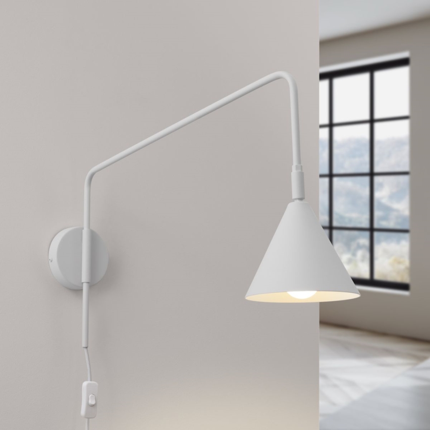 Nástěnná lampa NOX 1xE14/10W/230V bílá