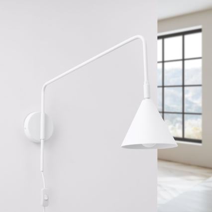 Nástěnná lampa NOX 1xE14/10W/230V bílá