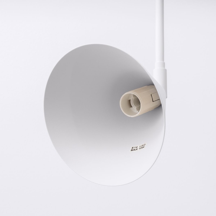 Nástěnná lampa NOX 1xE14/10W/230V bílá