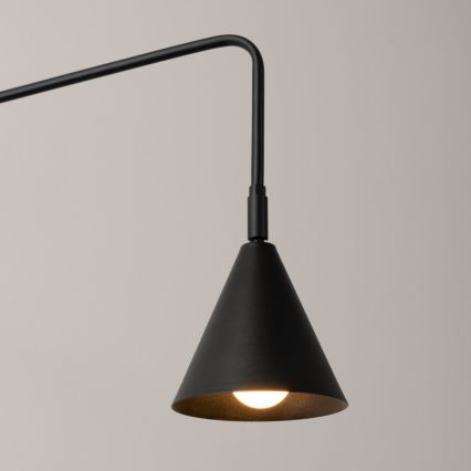 Nástěnná lampa NOX 1xE14/10W/230V černá