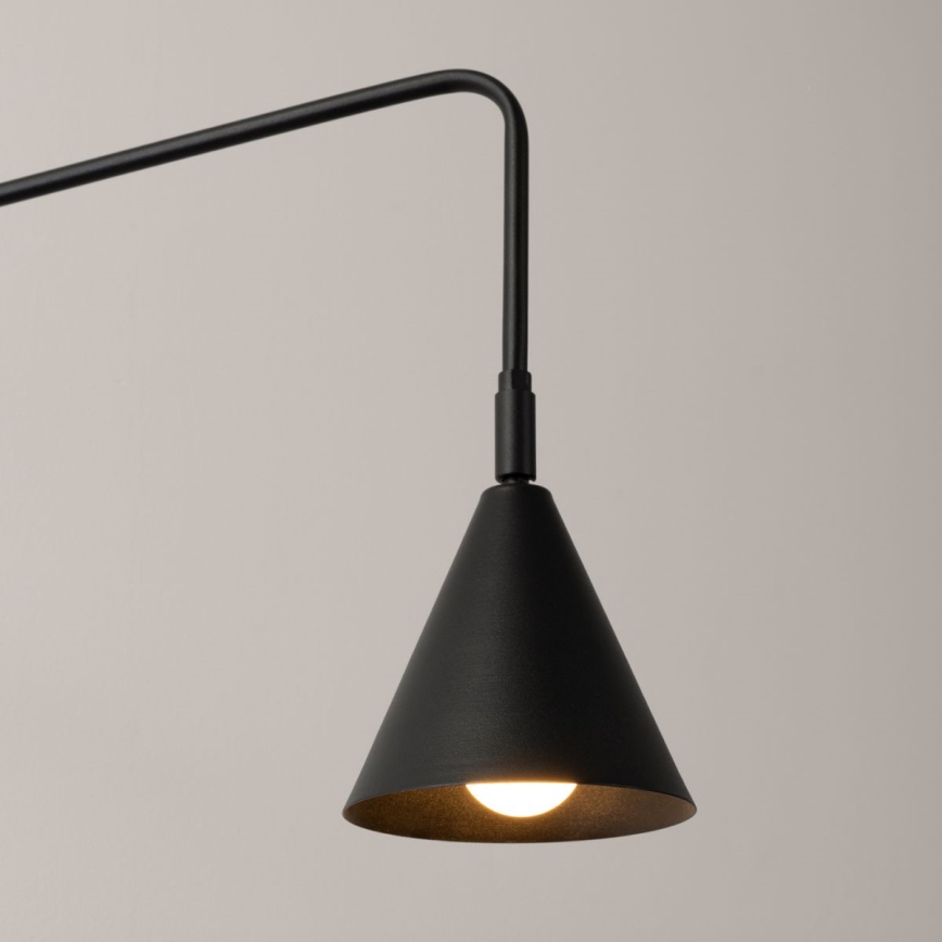 Nástěnná lampa NOX 1xE14/10W/230V černá