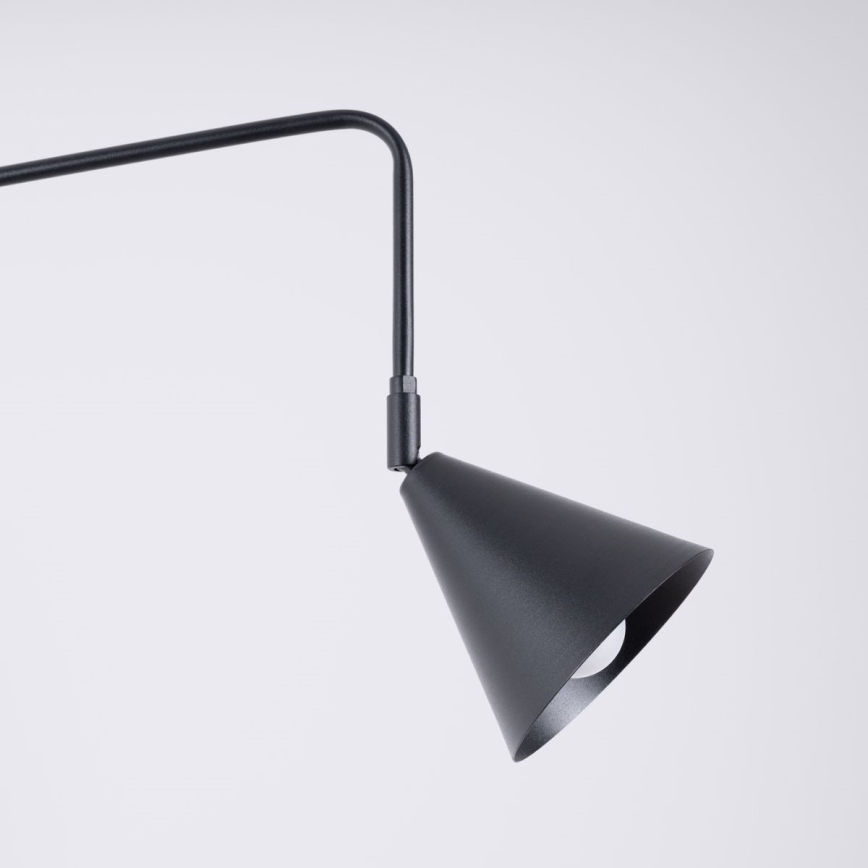 Nástěnná lampa NOX 1xE14/10W/230V černá