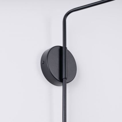 Nástěnná lampa NOX 1xE14/10W/230V černá