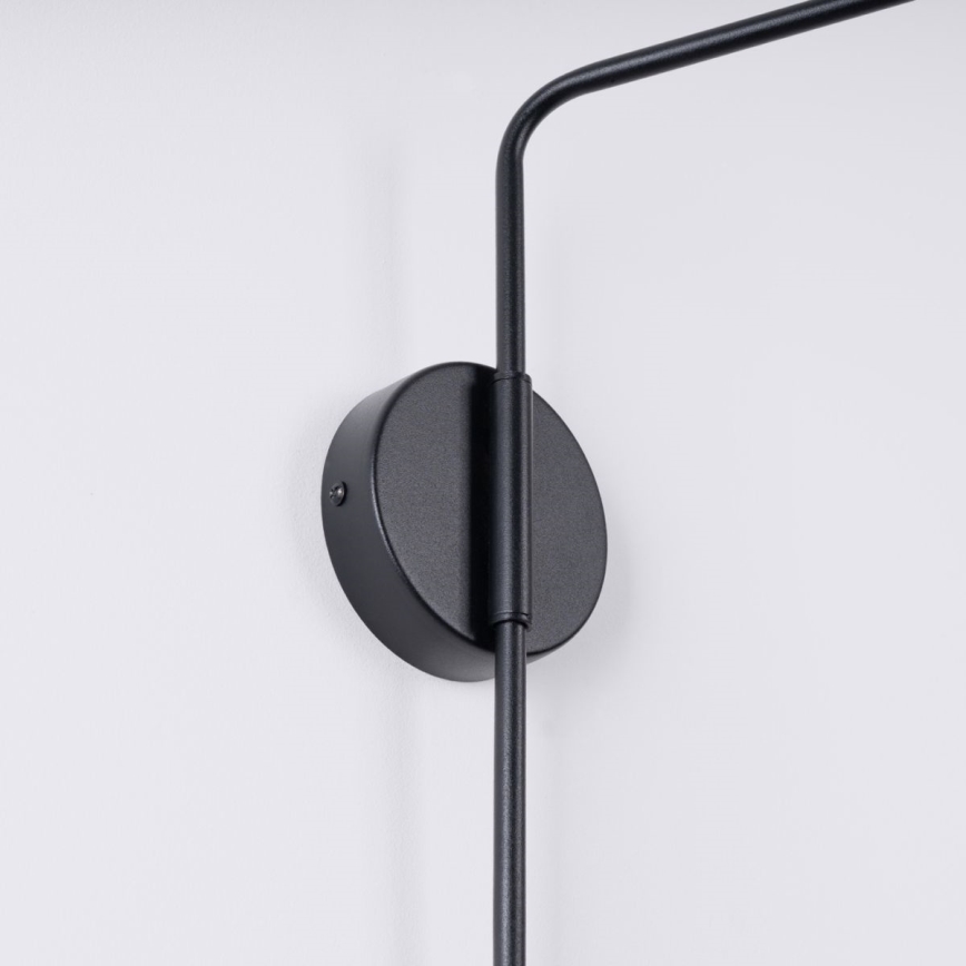Nástěnná lampa NOX 1xE14/10W/230V černá
