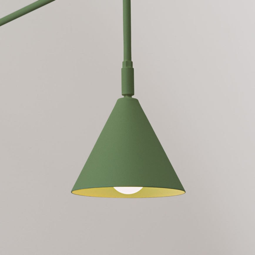 Nástěnná lampa NOX 1xE14/10W/230V zelená