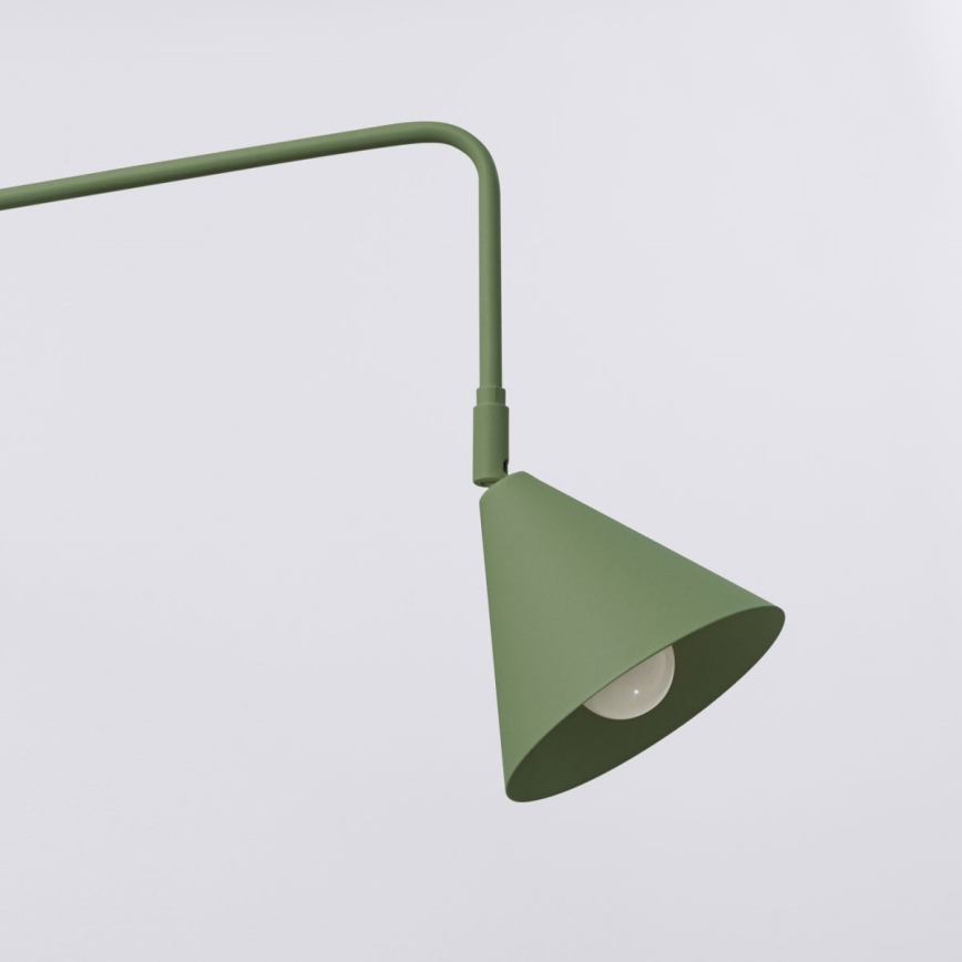 Nástěnná lampa NOX 1xE14/10W/230V zelená