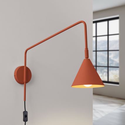 Nástěnná lampa NOX 1xE14/10W/230V oranžová