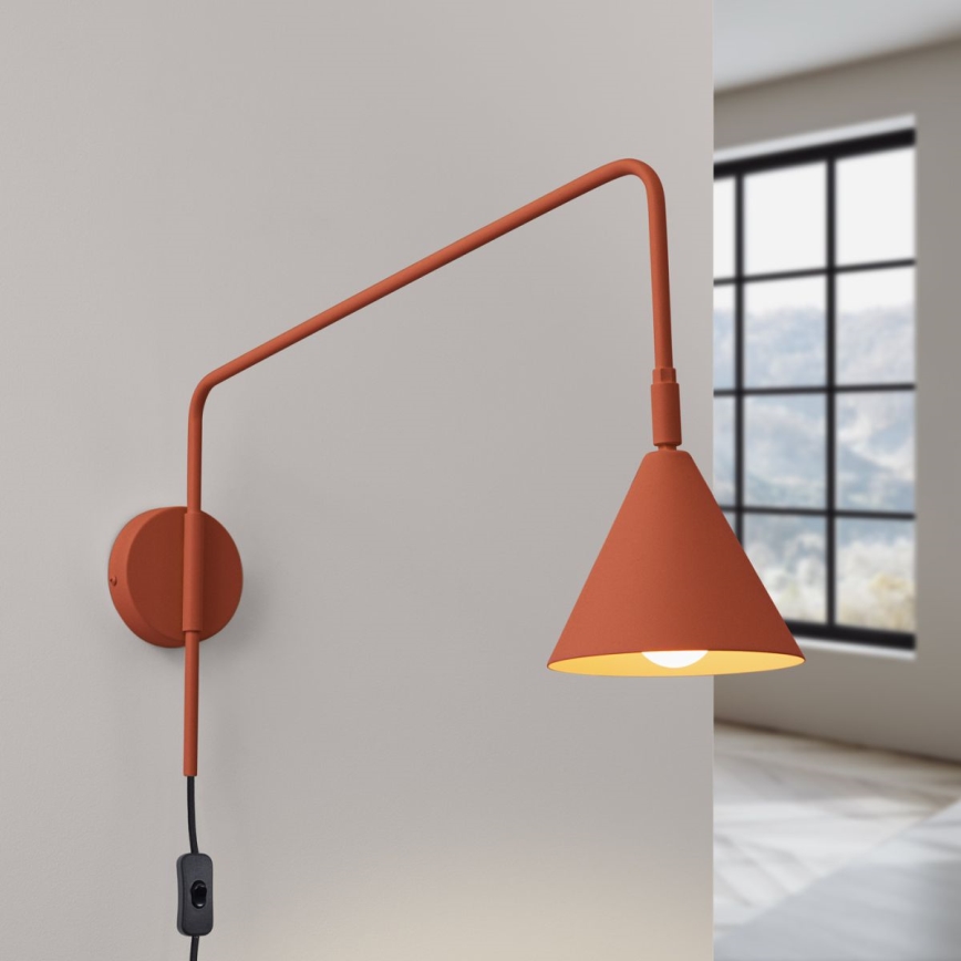 Nástěnná lampa NOX 1xE14/10W/230V oranžová