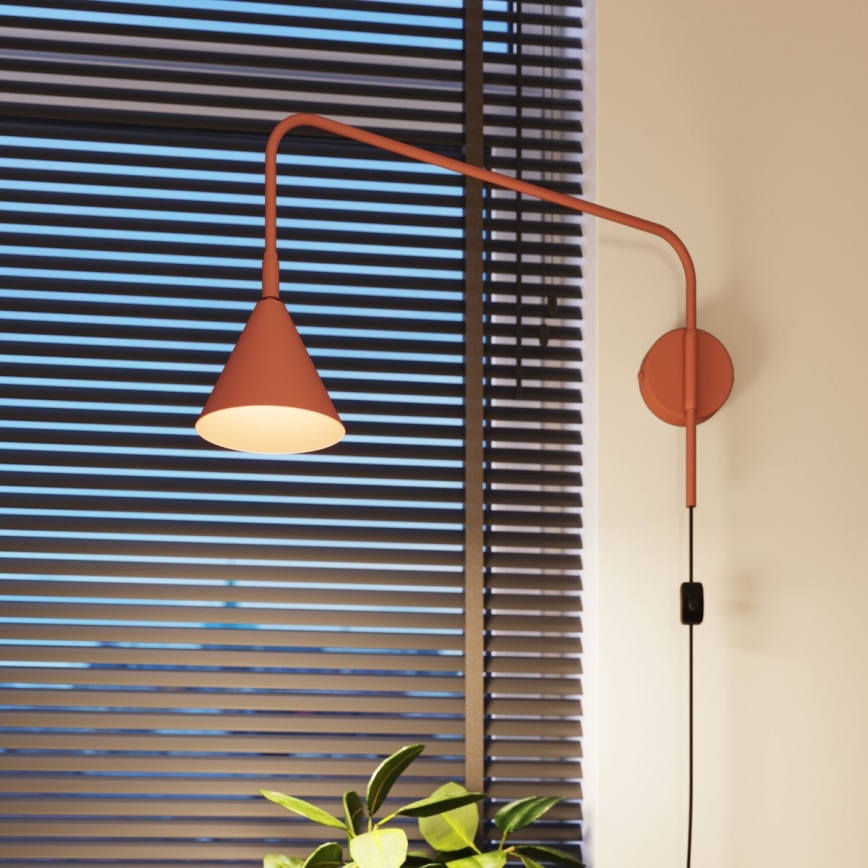 Nástěnná lampa NOX 1xE14/10W/230V oranžová