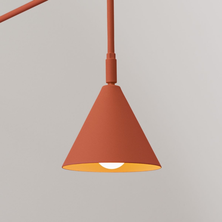 Nástěnná lampa NOX 1xE14/10W/230V oranžová
