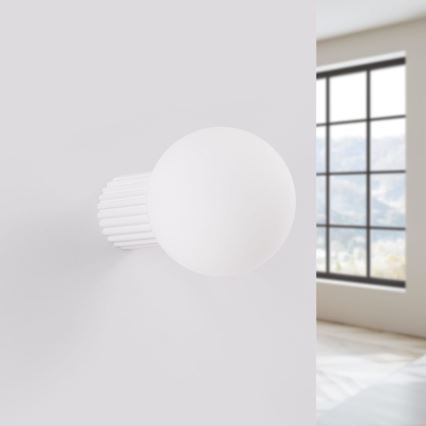 Koupelnové nástěnné svítidlo HALO 1xG9/8W/230V pr. 12 cm IP44 bílá