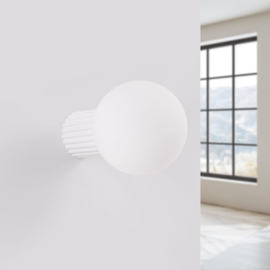 Koupelnové nástěnné svítidlo HALO 1xG9/8W/230V pr. 12 cm IP44 bílá