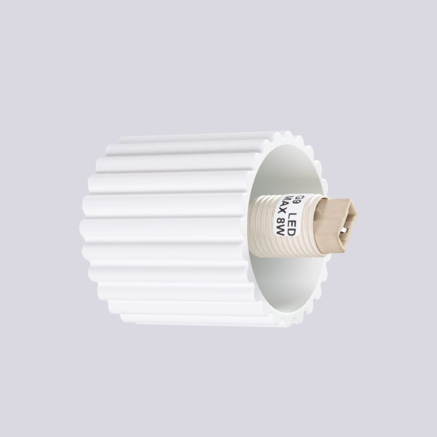 Koupelnové nástěnné svítidlo HALO 1xG9/8W/230V pr. 12 cm IP44 bílá