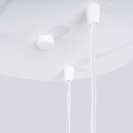Lustr na lanku HALO 3xG9/8W/230V pr. 25 cm bílá