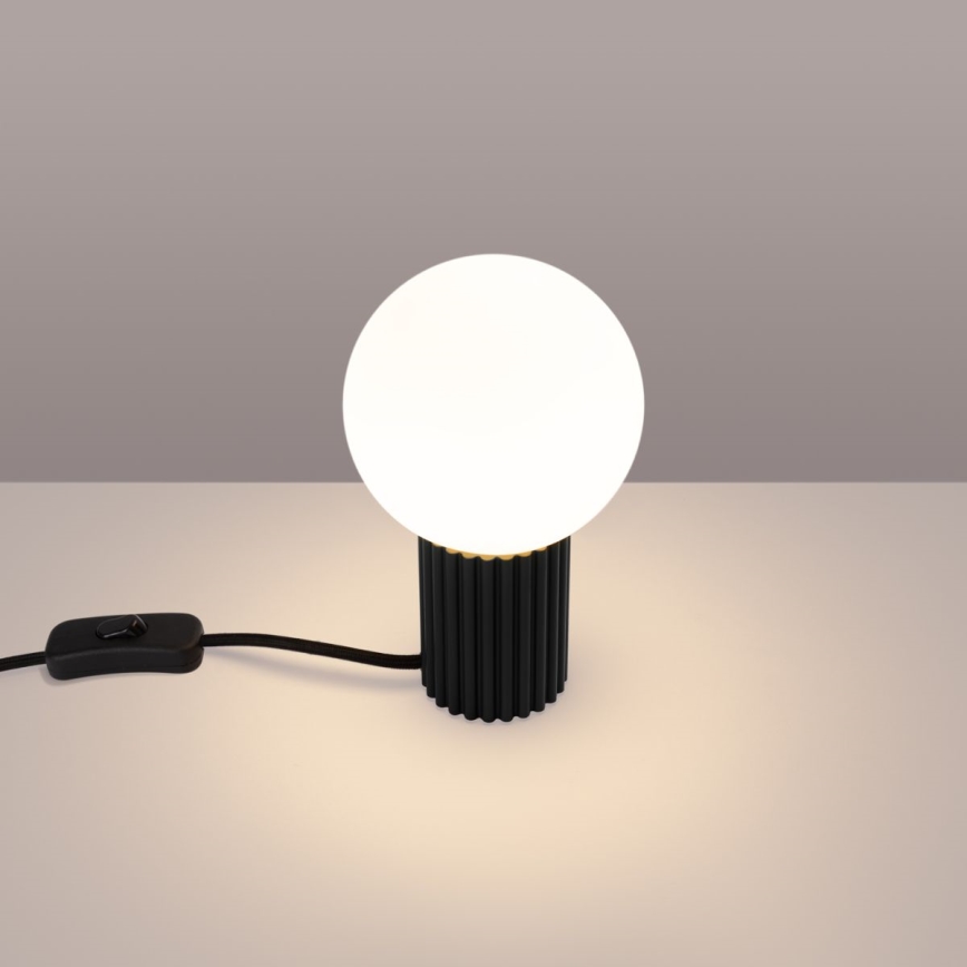Stolní lampa HALO 1xG9/8W/230V pr. 12 cm černá