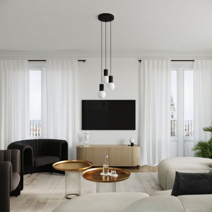 Stolní lampa HALO 1xG9/8W/230V pr. 12 cm černá