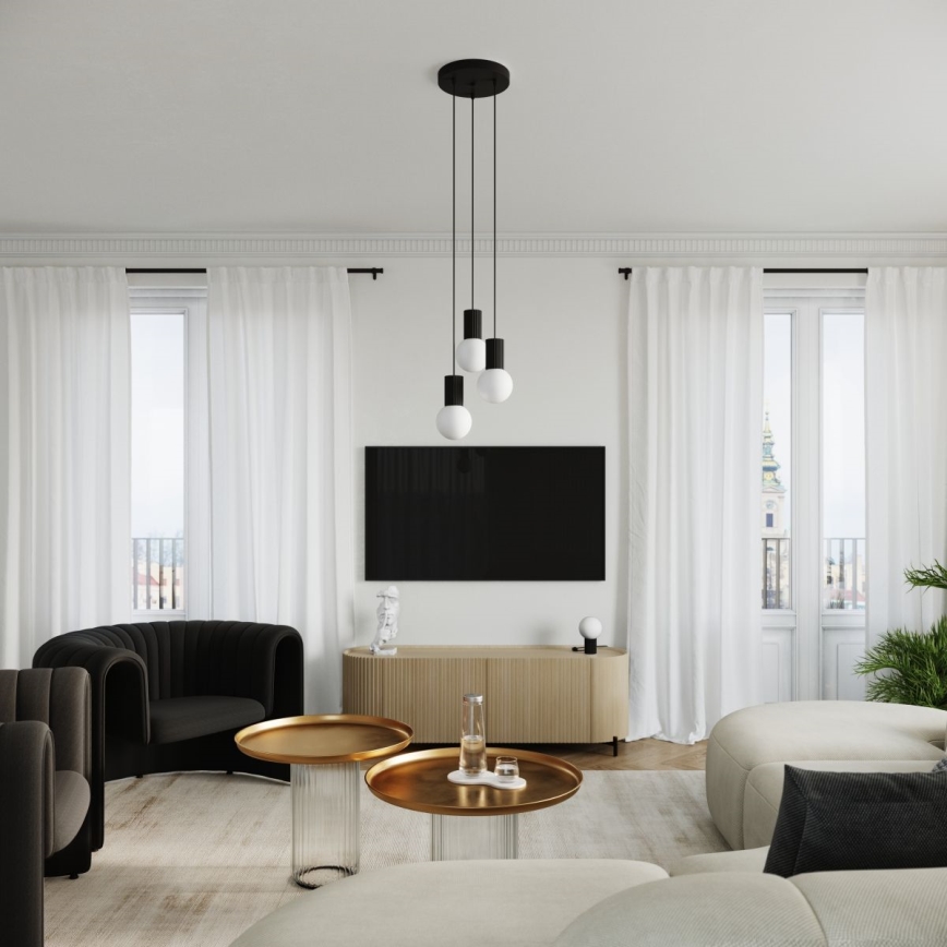 Stolní lampa HALO 1xG9/8W/230V pr. 12 cm černá