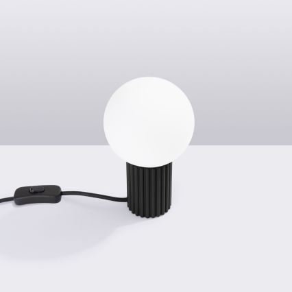 Stolní lampa HALO 1xG9/8W/230V pr. 12 cm černá