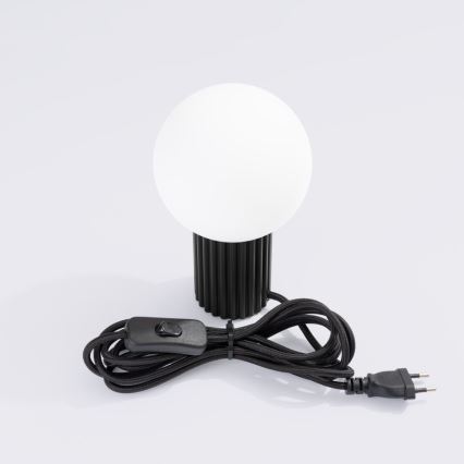 Stolní lampa HALO 1xG9/8W/230V pr. 12 cm černá
