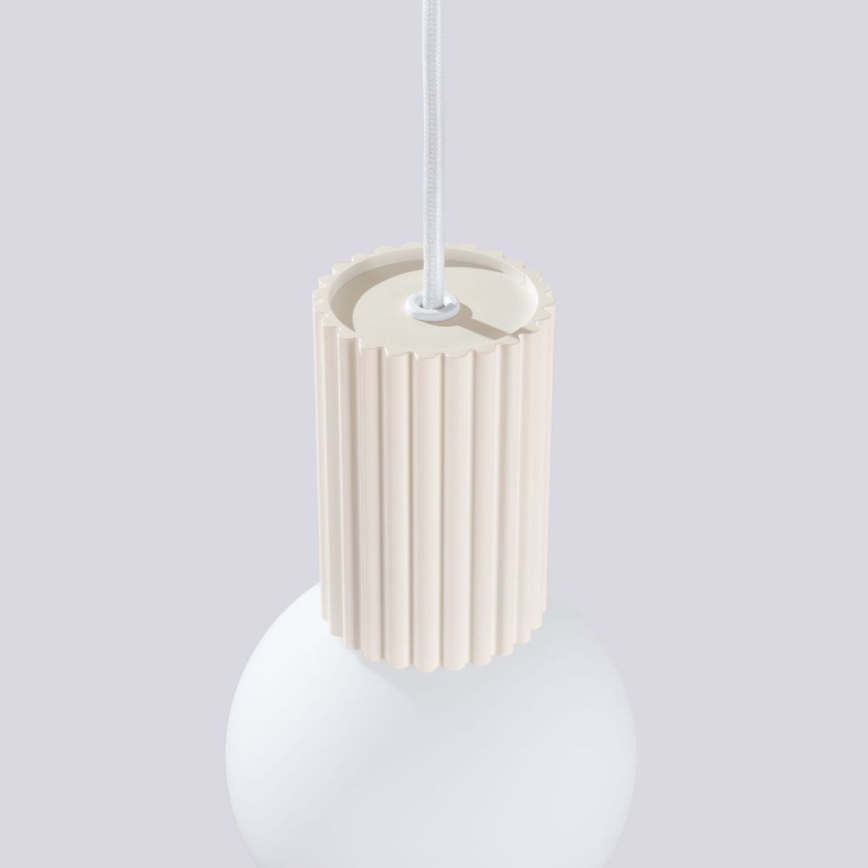 Lustr na lanku HALO 1xG9/8W/230V pr. 12 cm krémová