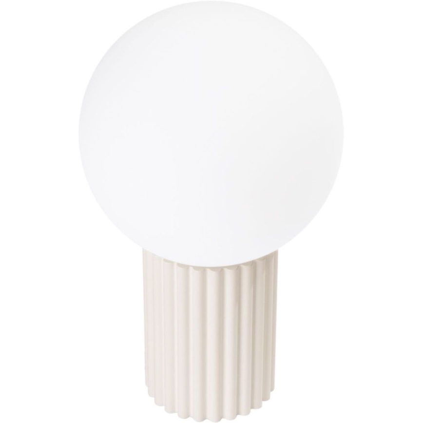 Stolní lampa HALO 1xG9/8W/230V pr. 12 cm krémová