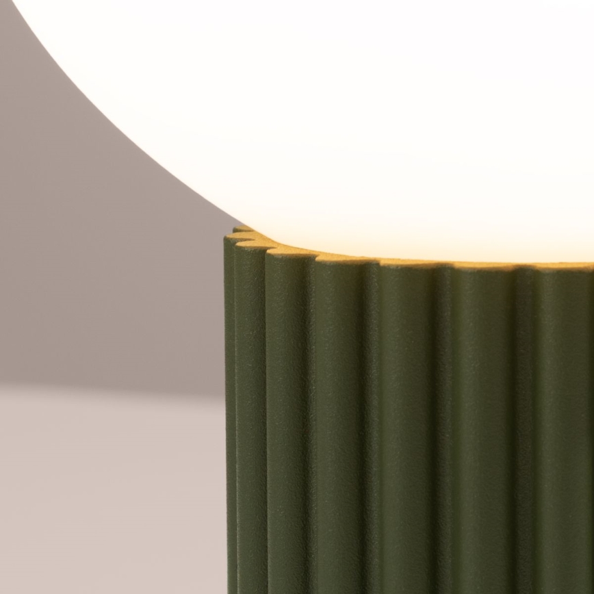 Stolní lampa HALO 1xG9/8W/230V pr. 12 cm zelená